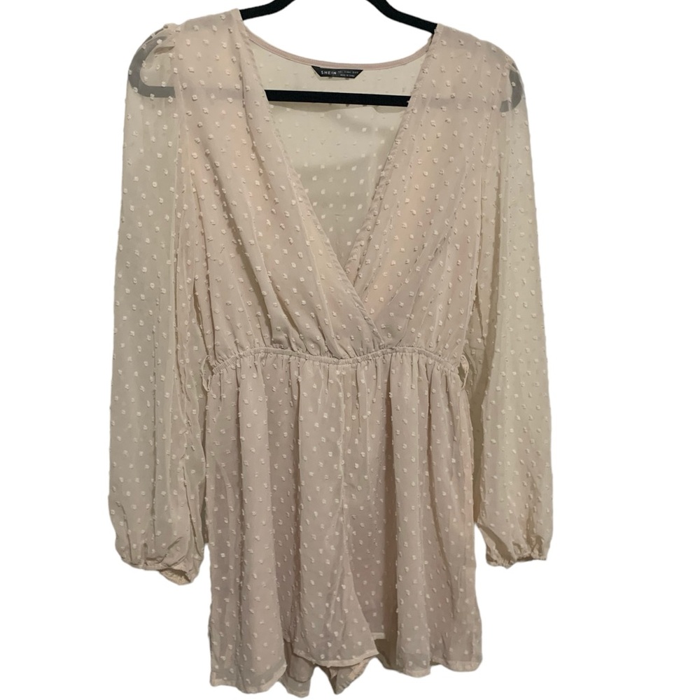 Forever 21 Sheer Polka Dot Blouse